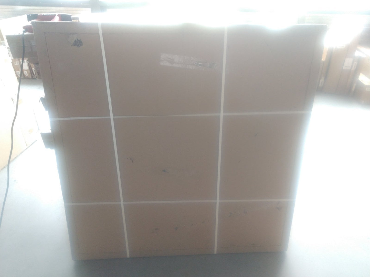 Tweedekans - Spiegel rond 120 cm met zwart frame, led verlichting en anti-condens - Default