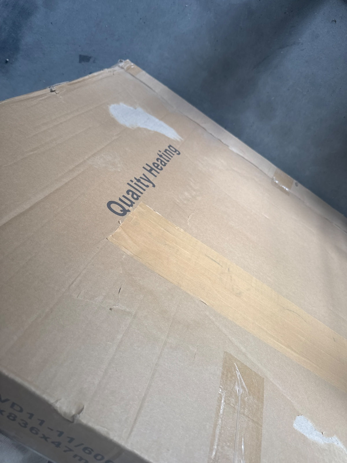 Tweedekans - Elektrische radiator horizontaal wit 800Watt Calysta - Default