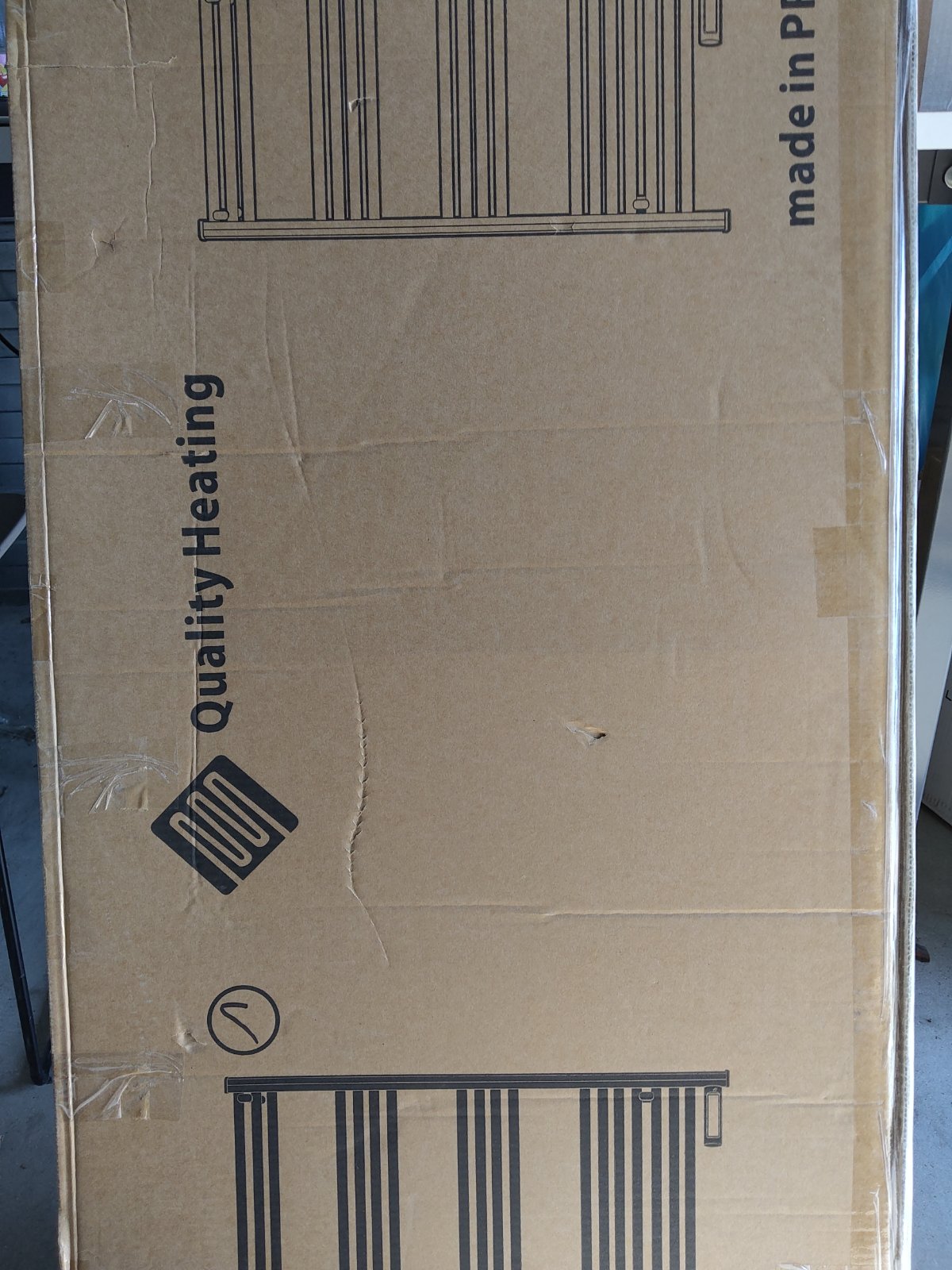 Tweedekans - Slimme elektrische handdoekradiator met digitale bediening black 425Watt - Default
