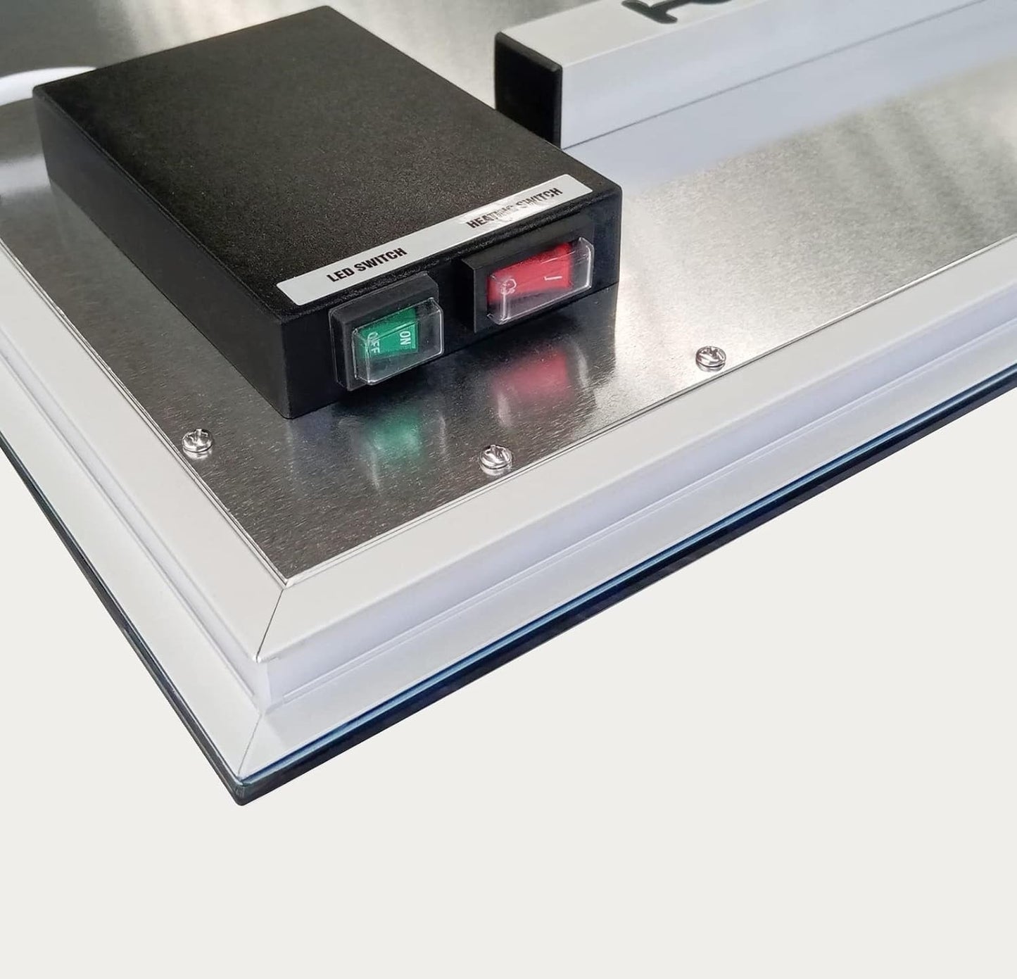 Spiegel infrarood verwarming met led verlichting