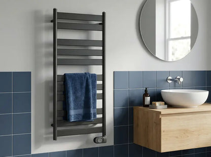 Adax Comfort elektrische handdoekradiator zwart