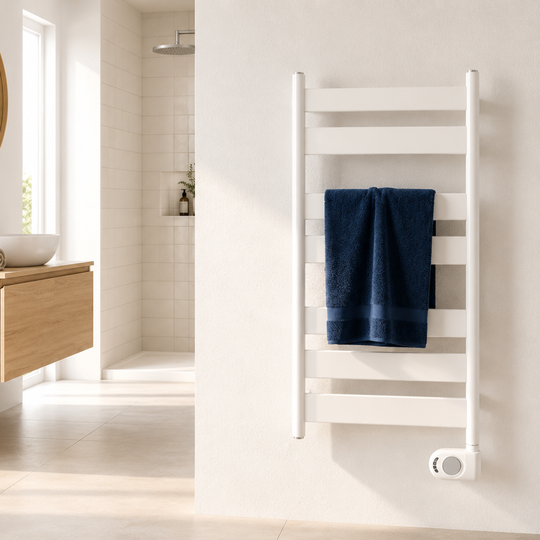Adax Wave elektrische handdoekradiator 300 - 750Watt White