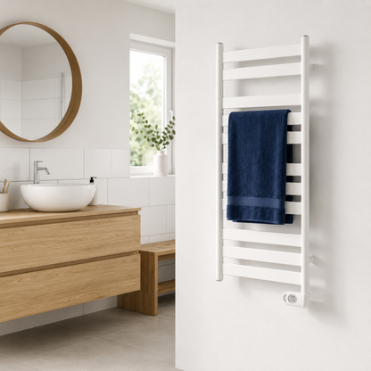 Adax Wave elektrische handdoekradiator 300 - 750Watt White