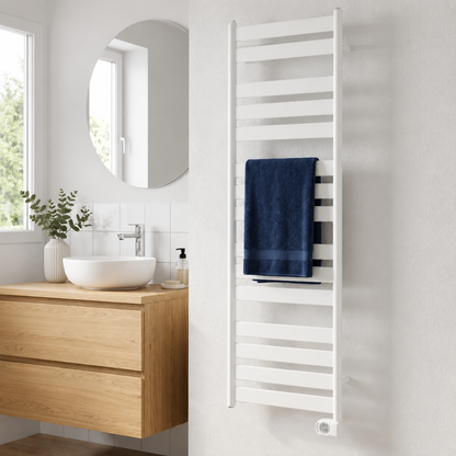 Adax Wave elektrische handdoekradiator 300 - 750Watt White
