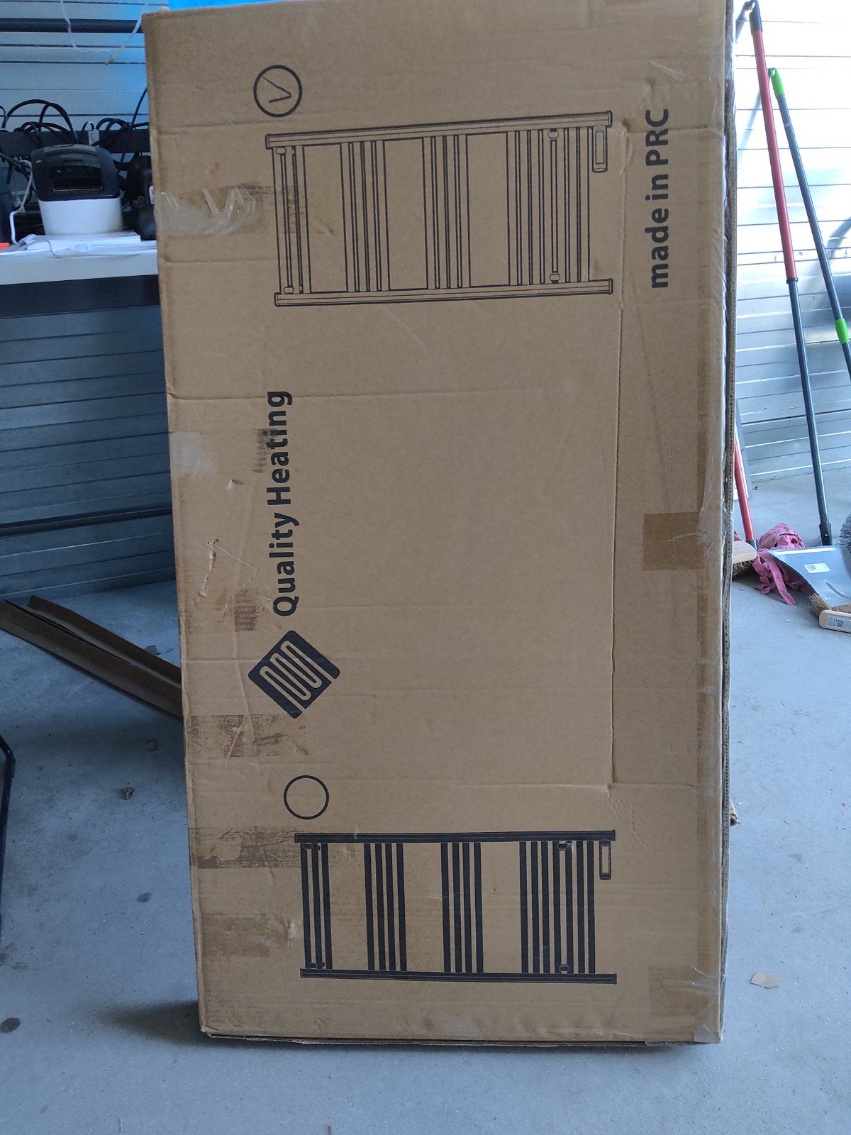 Tweedekans - Slimme elektrische handdoekradiator met digitale bediening white 425Watt - Default