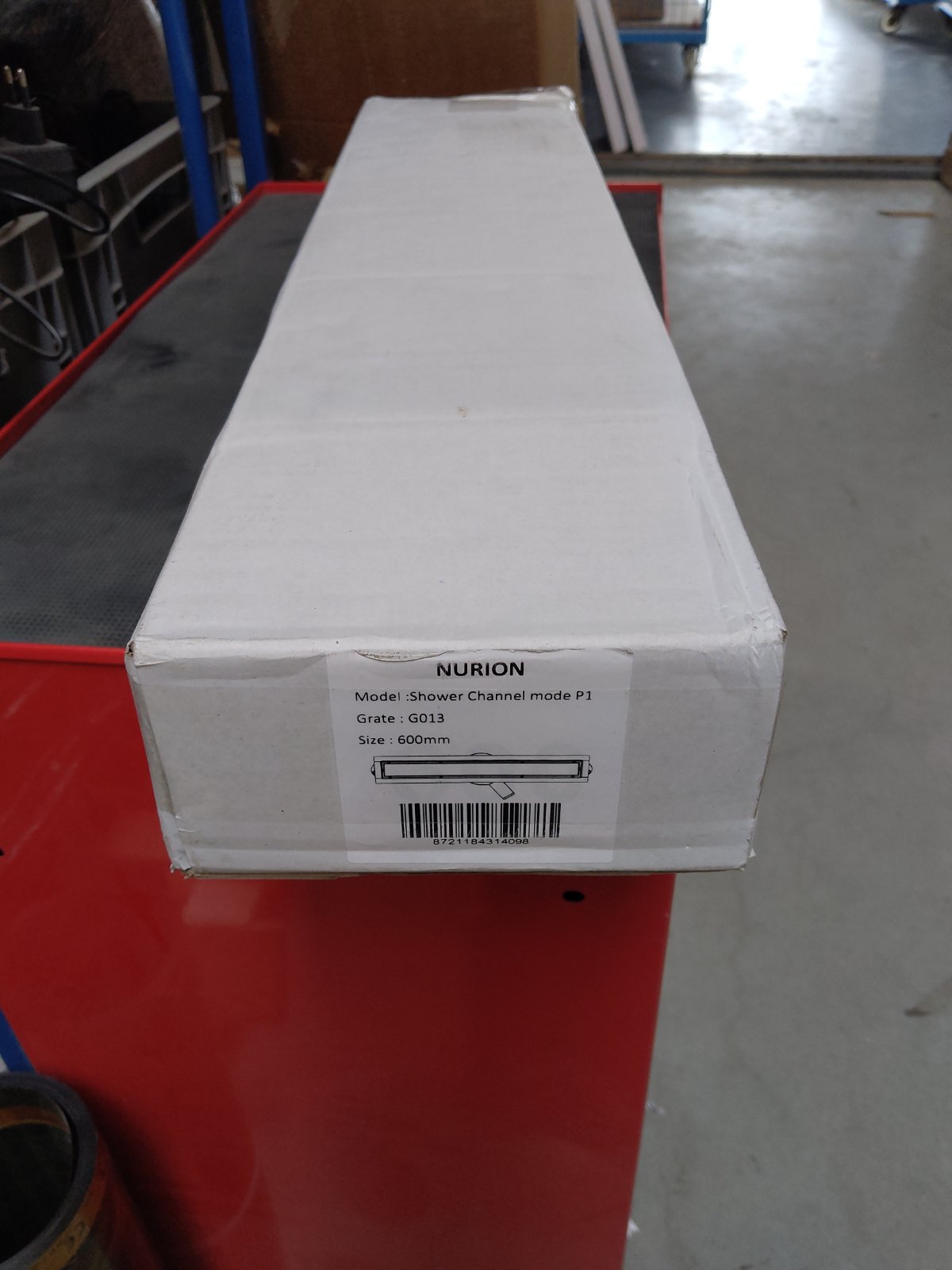 Tweedekans - LunaDrain douchegoot compleet met flens flexibel - 60 cm