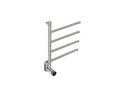 Elektrische handdoek radiator chrome met thermostaat