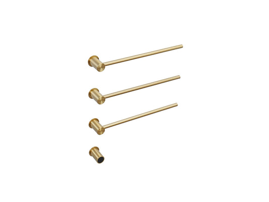 Elektrische handdoek radiator gold met thermostaat L-SR0003-T