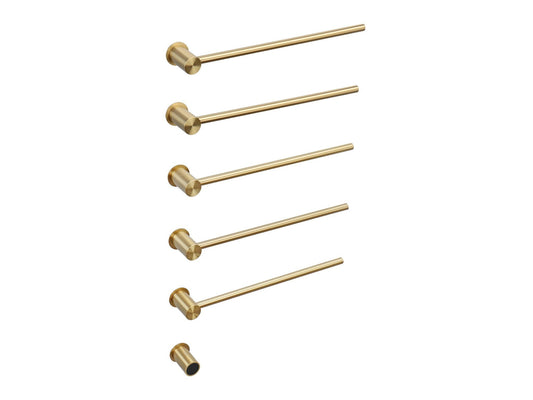 Elektrische handdoek radiator gold met thermostaat L-SR0005-T