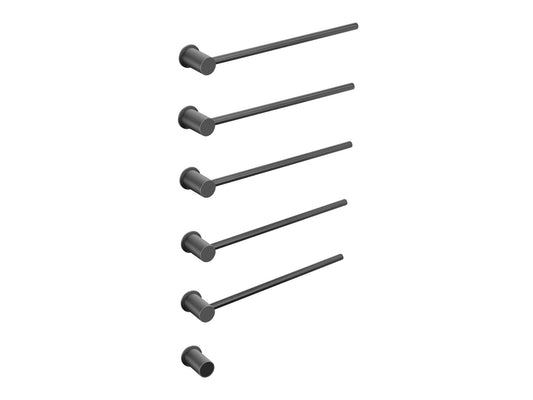 Elektrische handdoek radiator zwart met thermostaat L-SR0005-B