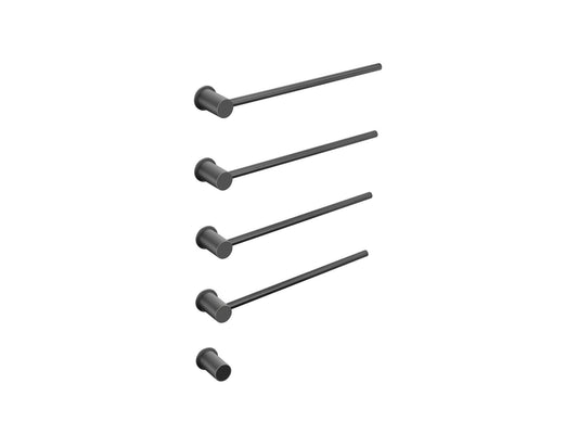 Elektrische handdoek radiator zwart met thermostaatL-SR0004-B