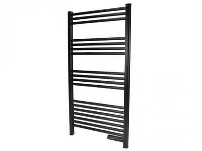 Slimme elektrische handdoekradiator met digitale bediening black  425Watt