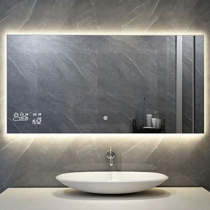 Smart spiegel met led verlichting infrarood verwarming