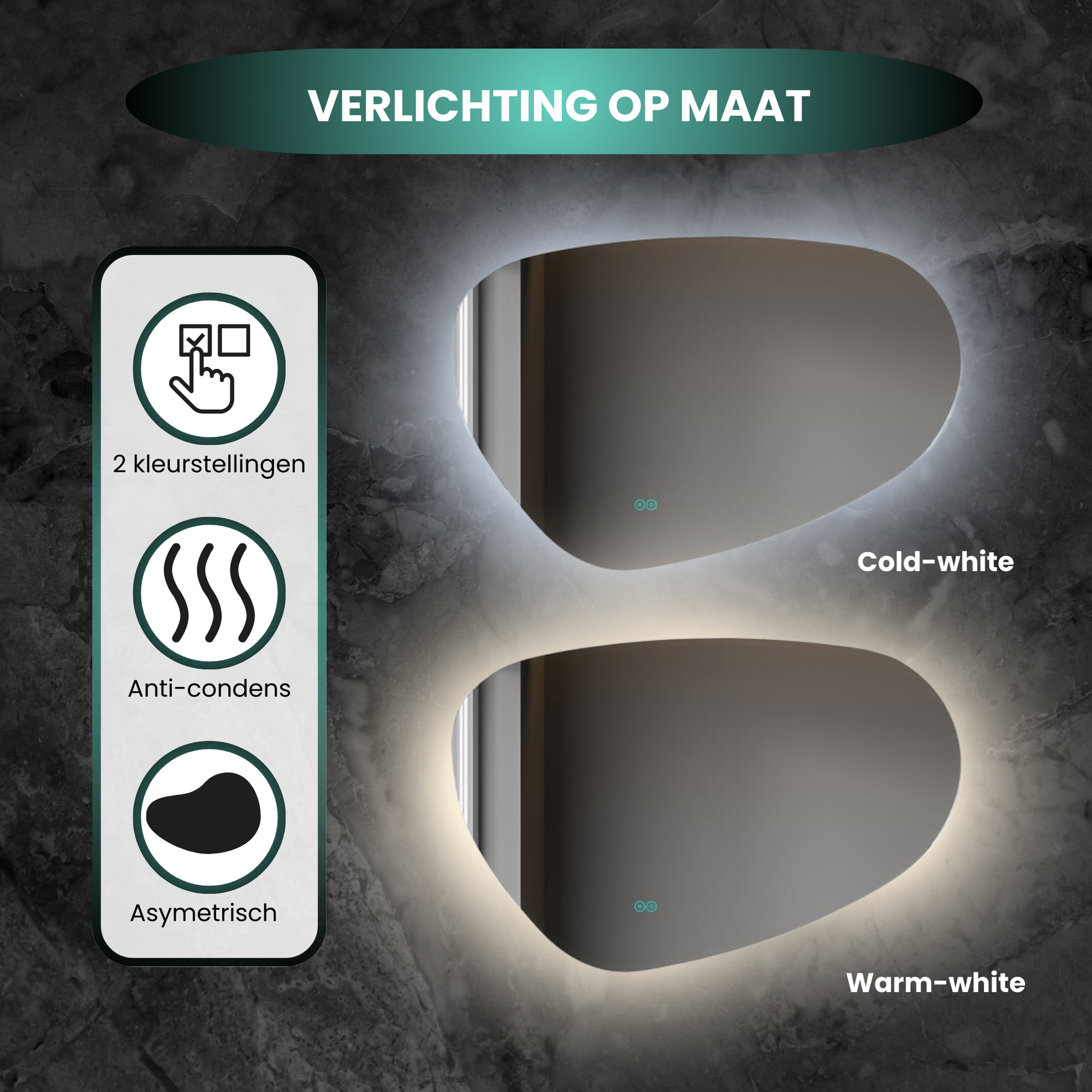 Badkamerspiegel met verlichting en verwarming kopen? - Snel geleverd Badkamerspiegel met verlichting en verwarming kopen? - Snel geleverd