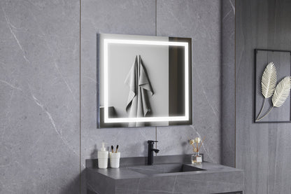 Spiegel 70 x 120 cm frameloos, inbouw led verlichting en anti condens